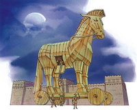 Satellites troyens et orbites en fer à cheval... de Troie !