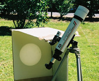 Observation du passage de Mercure devant le soleil 