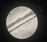 Triple passage d'ombres sur Jupiter !