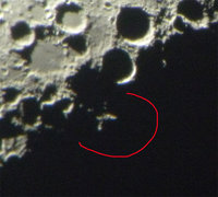 Observation sur la lune du X de Werner 