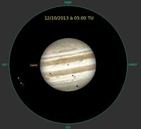 Triple passage d'ombre sur Jupiter