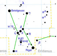 Voyage parmi les constellations d'hiver