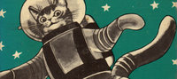 Le chat-perché et la comète-fusée